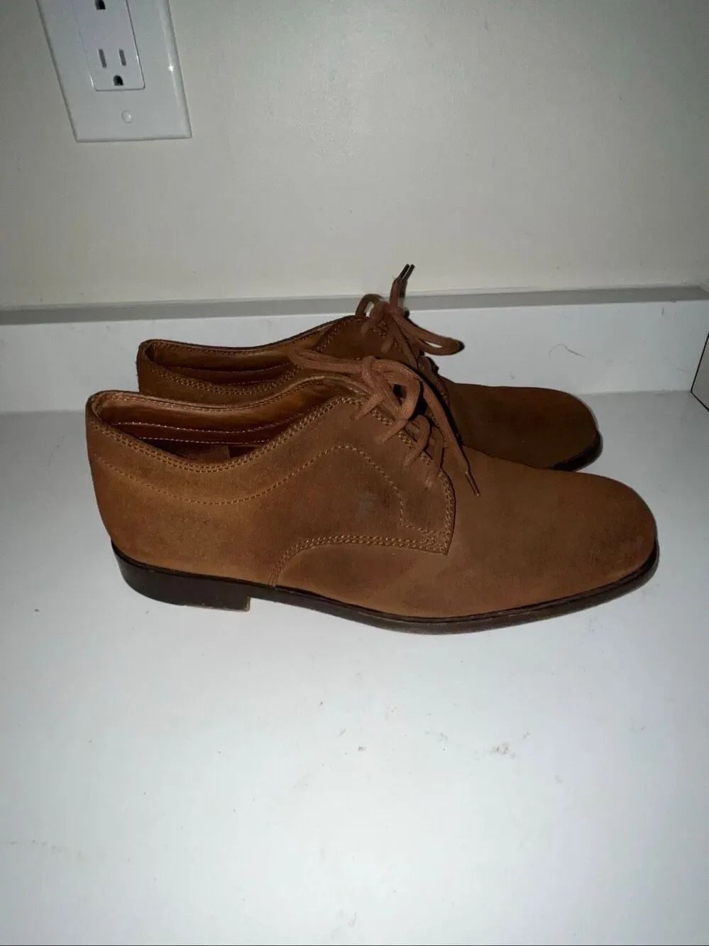 Men's Tod's Suede Leather Lace Up Oxford Derby Shoes 8.5